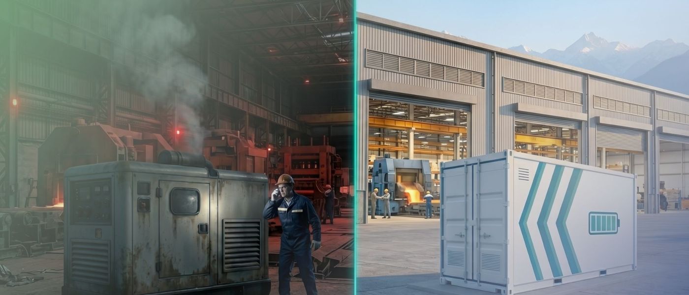 How to Use TurnoVolt's BESS to Save on Electricity for High Diesel Generator Costs as a Factory in Durgapur