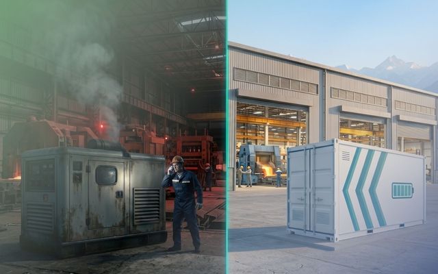 How to Use TurnoVolt's BESS to Save on Electricity for High Diesel Generator Costs as a Factory in Durgapur
