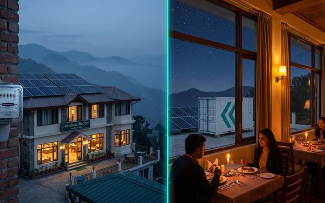 How to Use TurnoVolt's BESS for Better Solar Utilisation at Night as a Hotel in Mussoorie