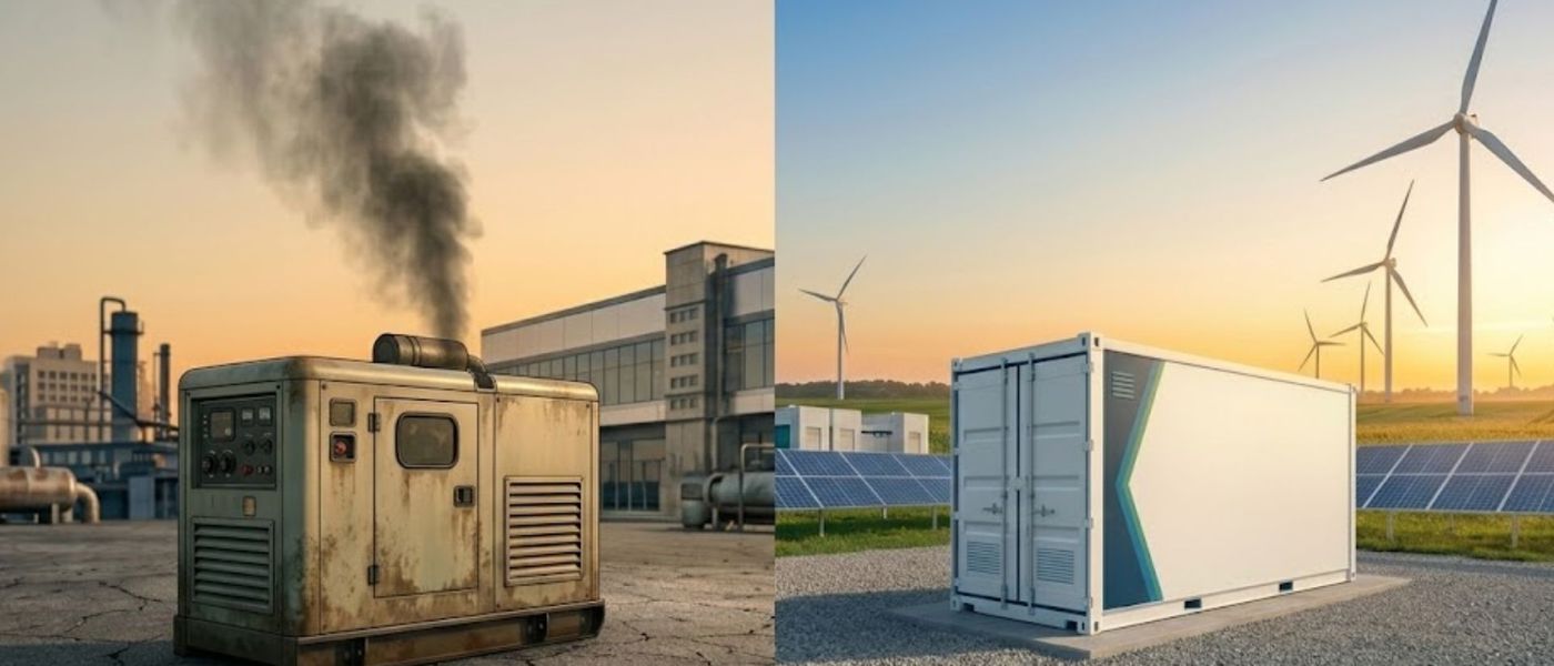 How to Use TurnoVolt BESS to Back Up Your Diesel Generator?