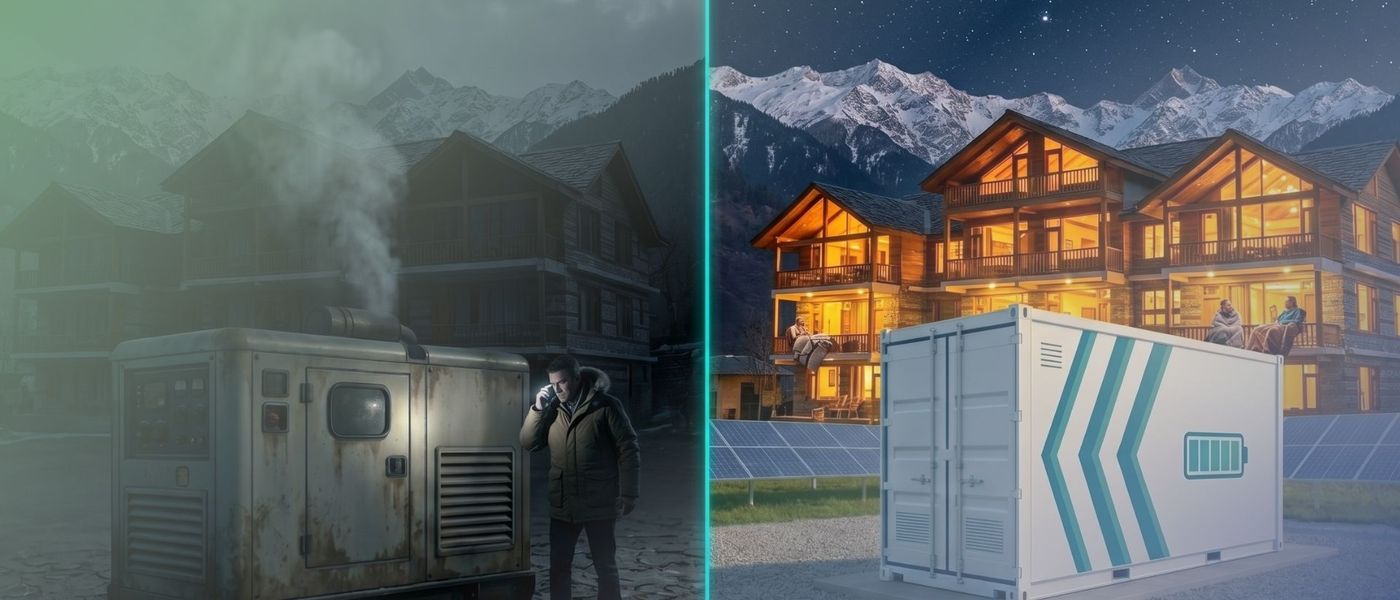How to Use TurnoVolt's BESS to Save on Electricity as a Hotel in Manali